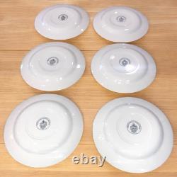 Churchill Finlandia Blue Flowers Floral 10 Dinner Plates Made in England Set 6