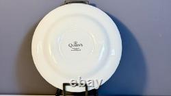 Churchill Queen's Tonquin Blue England 8pc 10Dinner Plates & 8.75 Pasta Bowls