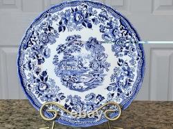 Churchill Queen's Tonquin Blue England Set Of (6) 10 Dinner Plates Unused EC