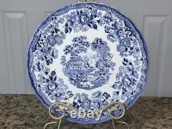 Churchill Queen's Tonquin Blue England Set Of (6) 10 Dinner Plates Unused EC