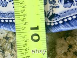 Churchill Queen's Tonquin Blue England Set Of (6) 10 Dinner Plates Unused EC