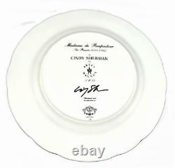 Cindy Sherman Artes Magnus MADAME POMPADOUR Dinner Plate Cobalt Blue 10 1/4