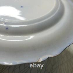 Circa 1904 Copeland Spode Flow Blue 9 1/4 Bunny Rabbit Plate Transferware