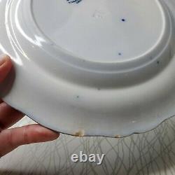 Circa 1904 Copeland Spode Flow Blue 9 1/4 Bunny Rabbit Plate Transferware