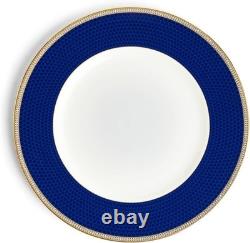 Classic 10.75 Blue Hibiscus Dinner Plate Timeless Bone China Elegance