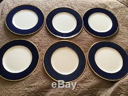 Coalport Bone China Athlone-Blue 10.75 Dinner Plate Set of 6