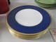 Coalport Bone China Dinner Plates (7) Athlone Blue 10.5 Made in England