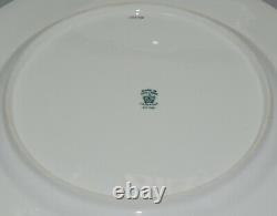 Coalport Elite Royale Dinner Plates (4) Wide Cobalt Band Vintage