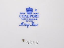 Coalport (England) Ming Rose Scalloped 10 7/8 set of 2 Dinner Plates