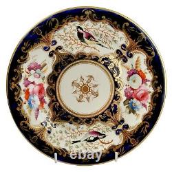 Coalport plate, flowers and birds pattern 759, 1815-1820