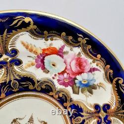 Coalport plate, flowers and birds pattern 759, 1815-1820