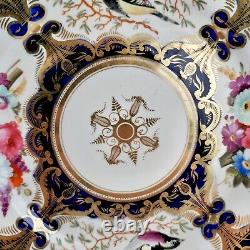 Coalport plate, flowers and birds pattern 759, 1815-1820