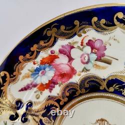 Coalport plate, flowers and birds pattern 759, 1815-1820