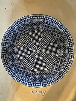 Cocema Fes Maroc Dinner Plate Moroccan Porcelain