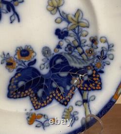 Copeland & Garrett Dinner Plate (25cm)- Cabbage Pattern 7045 Flow Blue c1835