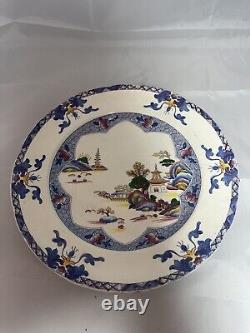 Copeland Spode Blue landscape dinner plate Set Of 4