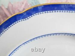 Copeland Spode England By Tiffany & Co Newburyport Set Of 10 Dinner Plate Blue