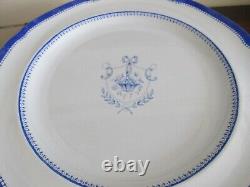 Copeland Spode England By Tiffany & Co Newburyport Set Of 10 Dinner Plate Blue