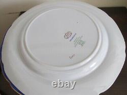 Copeland Spode England By Tiffany & Co Newburyport Set Of 10 Dinner Plate Blue