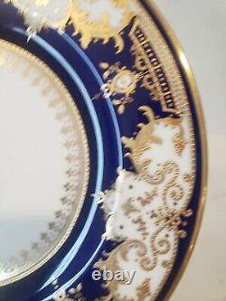 Copeland Spode English Cobalt Blue & Gold Gilt 10 1/2 Dinner Plate