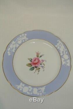 Copeland Spode Maritime Rose 12 Dinner Plates R4118 England 10 3/4 China Blue