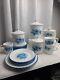 Corelle & Jey Blue Velvet Rose 27-Pc Set