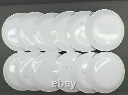 Corelle Old Town Blue (12) Dinner Plates (12) Salad Plates Set Onion Border Lot