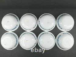 Corelle Old Town Blue Onion (8) Dinner Plates (8) Cereal Bowls Corning Dish Set