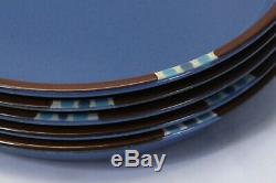 Dansk Mesa Dinner Plates Sky Blue 10.5 Lot of 5 Japan