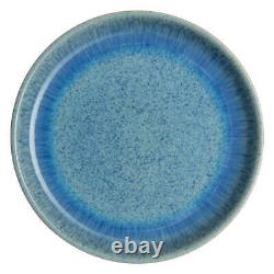 Denby Blue Speckle 12 pc Tableware Set Dinner Plates Cereal Bowls, Salad Plate