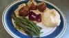 Diner Chicken Croquette With Gravy Blue Plate Special 1