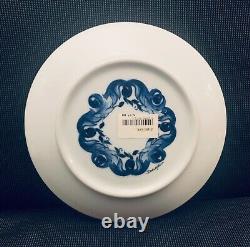 Dolce & Gabbana Blue Mediterraneo 6 1/2 Bread Plate Handcrafted In Italy New