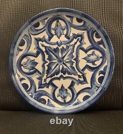 Dolce & Gabbana Blue Mediterraneo 6 1/2 Bread Plate Handcrafted In Italy New