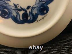 Dolce & Gabbana Blue Mediterraneo 6 1/2 Bread Plate Handcrafted In Italy New