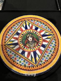 Dolce & Gabbana Carretto Sicilano 12 Charger Plate Msrp $395