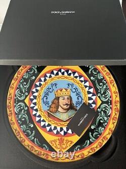 Dolce & Gabbana Carretto Sicilano 12 Charger Plate Msrp $395