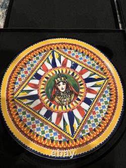 Dolce & Gabbana Carretto Sicilano 12 Charger Plate Msrp $395