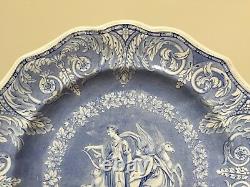 EKB Elkin, Knight & Bridgwood ETRUSCAN Transferware Dinner Plate c. 1830 (B)