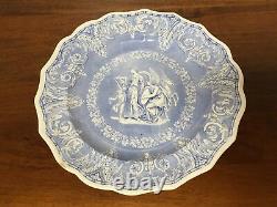 EKB Elkin, Knight & Bridgwood ETRUSCAN Transferware Dinner Plate c. 1830 (D)