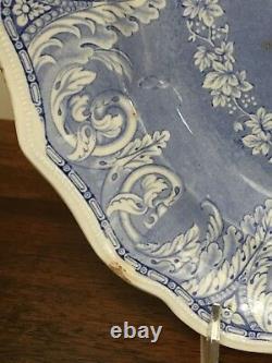 EKB Elkin, Knight & Bridgwood ETRUSCAN Transferware Dinner Plate c. 1830 (D)