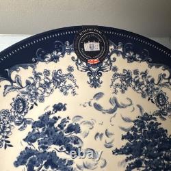 Eaton Fine Dining Country Heritage Blue 10.5 Dinner Plates Set of 10 New