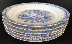 Echt Tuppack Tiefenfurt China Blau Dinner Plates 9 1/4 C. 1930 German Porcelain