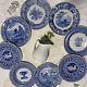 Eight(8) Spode Blue Room Collection Tradition Series Dinner Plates