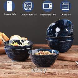 Elegant 24-Piece Ceramic Dinnerware Set for 6 Dishwasher & Microwave Safe