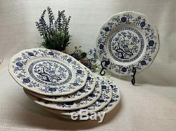 Enoch Wedgewood Tunsall Dinnerware BLUE ONION, 9 7/8 Dinner Plates (6)Beautiful