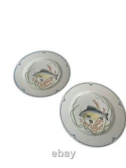 FITZ & FLOYD LA MER 10 Dinner Set of 8 Plates