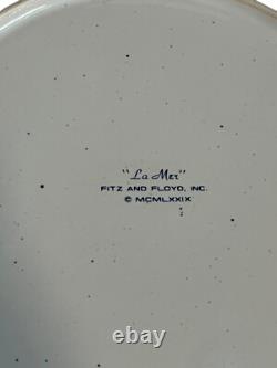 FITZ & FLOYD LA MER 10 Dinner Set of 8 Plates