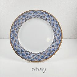 Faberge China Coronation Blue Dinner Plate 11