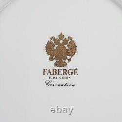 Faberge China Coronation Blue Dinner Plate 11