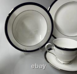 Federal Cobalt pattern by Lenox, 6 Piece Dinner Set -four Sets Available